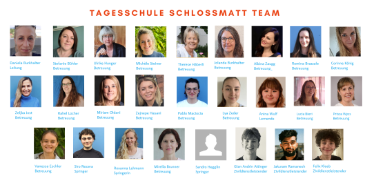 Team Tagesschule Schlossmatt